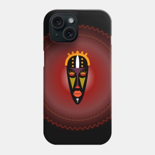 African Mystical Mask. Tribal, Native. Phone Case