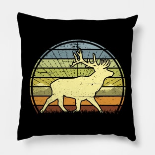 Deer Mountain Sunset Pillow