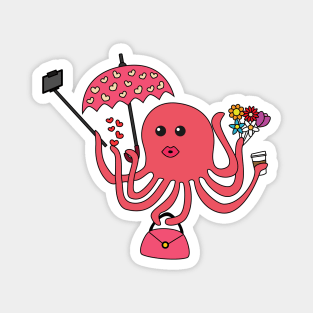 Selfie Octopus Magnet