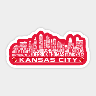 Kansas-City-logo Sticker for Sale by singsuburyo
