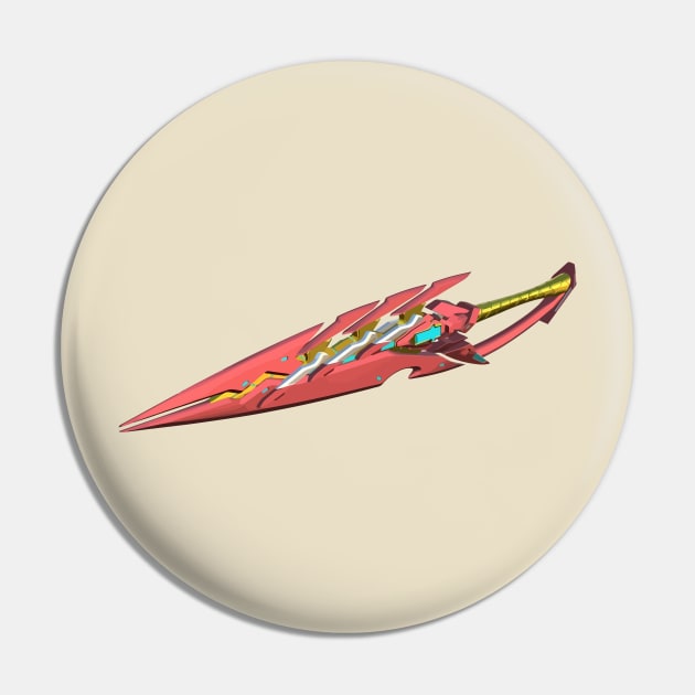 aegis sword Pyra Xenoblade Mythra Anime Pin by darkARTprint