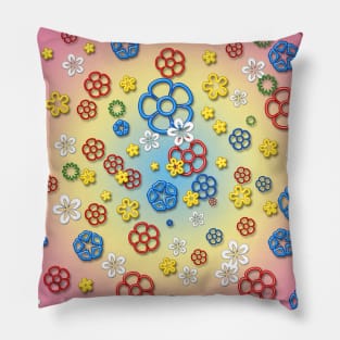 Digital springtime Pillow