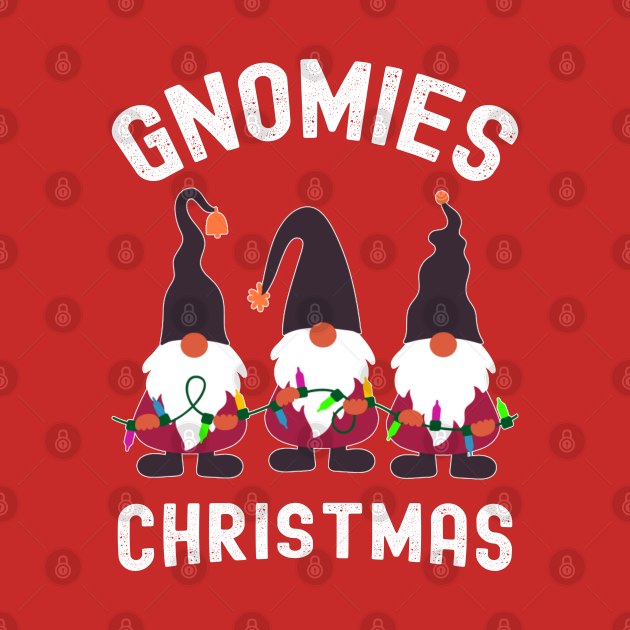 Discover Christmas Gnomies, Christmas With My Gnomies - Christmas Gnome - T-Shirt