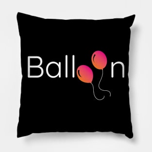 Balloon Logo Pillow