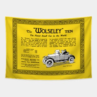 1921 WOLSELEY TEN - advert Tapestry