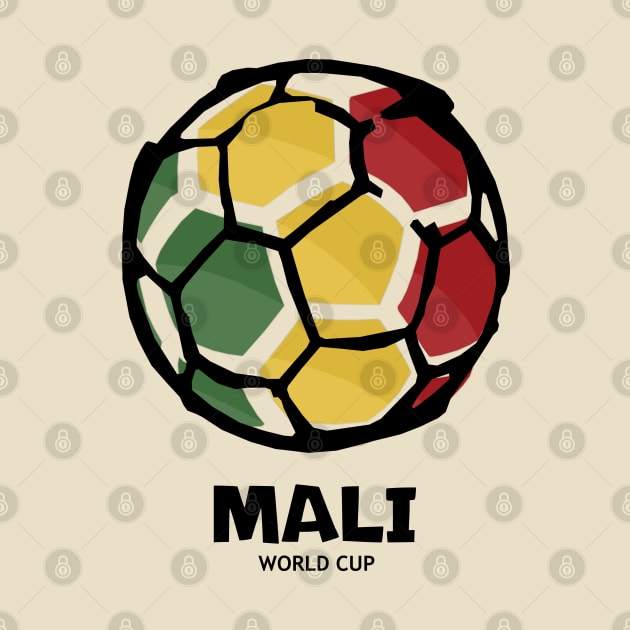 Mali Football Country Flag by KewaleeTee