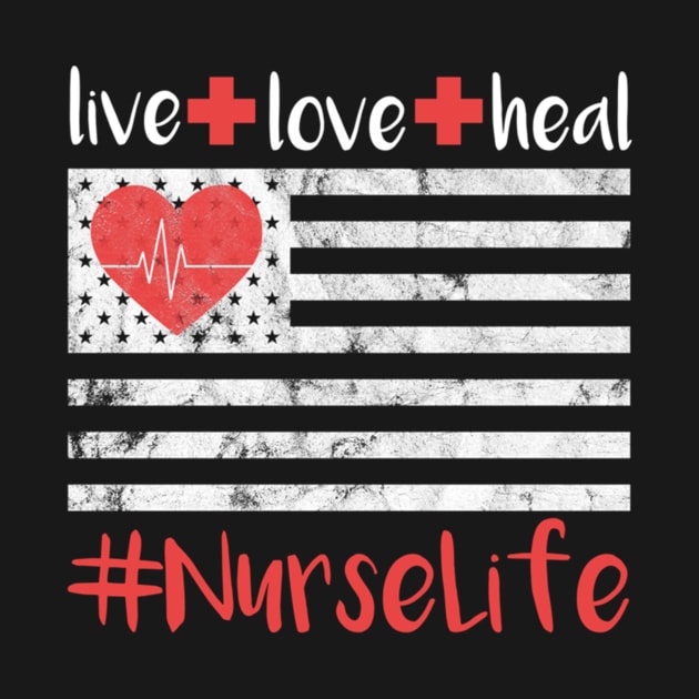 Live Love Heal Quote Nursing Life by Namio