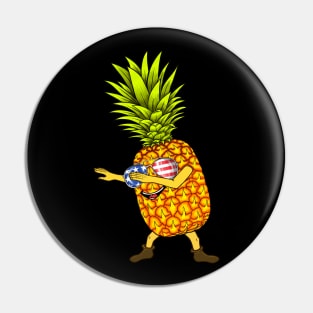 American pineapple dabbing pineapple lover cute pineapple Pin