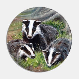 Spirit of Badger Pin