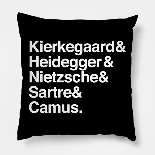 Philosopher list Pillow by Periaz