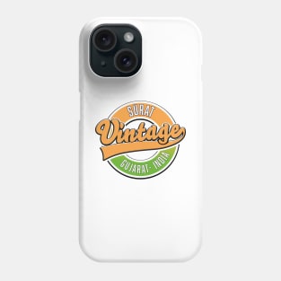 Surat, India vintage style logo Phone Case