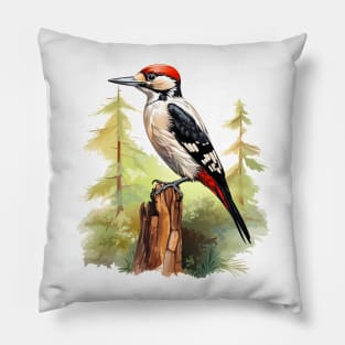 Woodpecker Pillow