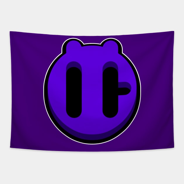 Shocker Buddy Purple Tapestry by RebelTaxi