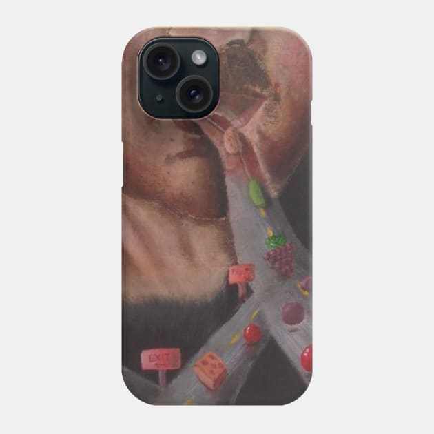 Foods Escaping Mouth Phone Case by ManolitoAguirre1990