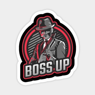 Boss Up Mobster Magnet