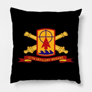 57th Artillery Brigade - SSI w Br - Ribbon Pillow