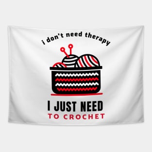 crocheting lover Tapestry