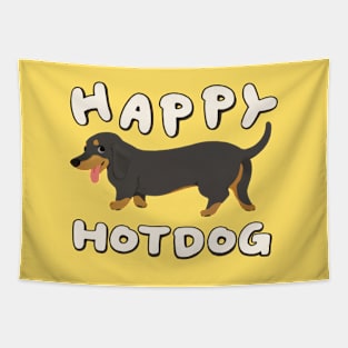 HAPPY HOT DOG Tapestry