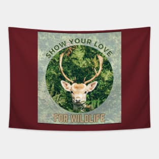 Show your love for wildlife Tapestry