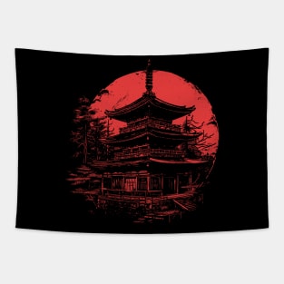 Japanese temple Tapestry