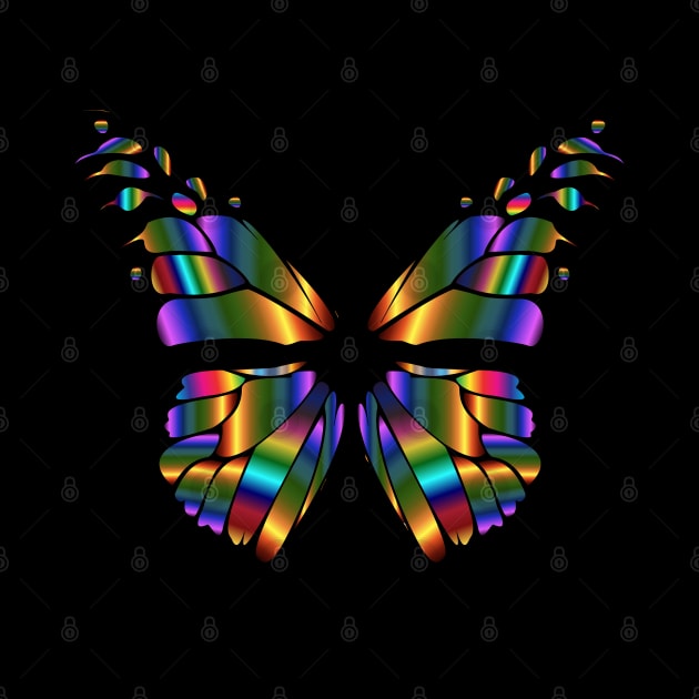 Rainbow Butterfly 2 by skycloudpics