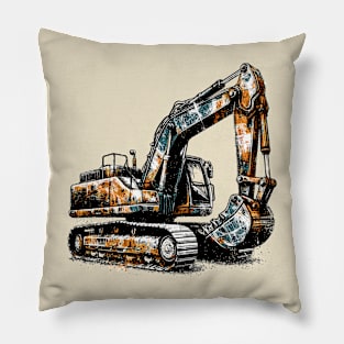 Excavator Pillow