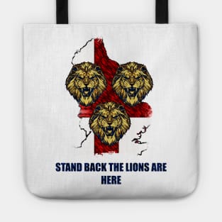 England Euro 2021 Lions, Stand back p2 Tote