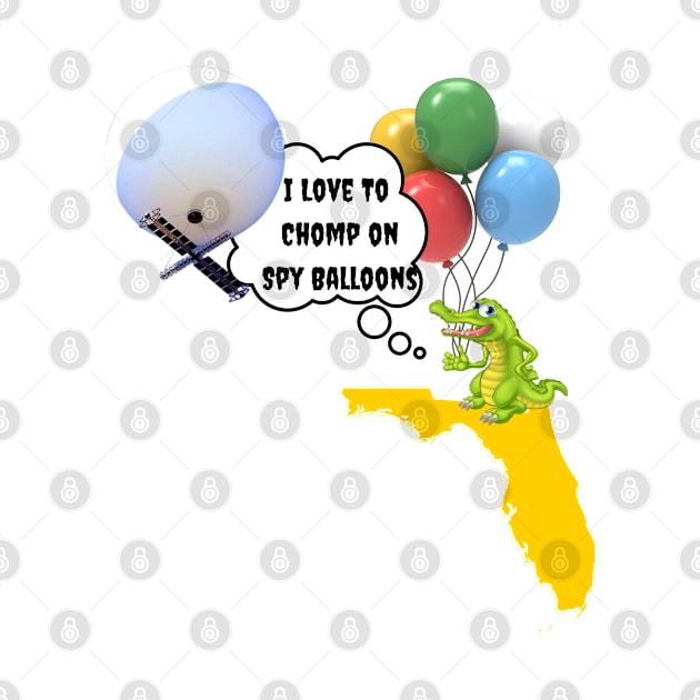 I Love To Chomp On Spy Ballons by The Treasure Hut