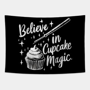 Believe in cupcake magic Tapestry