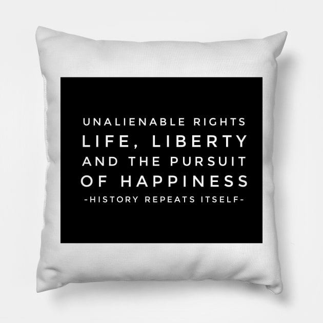 History repeats itself. #resist Pillow by gillys