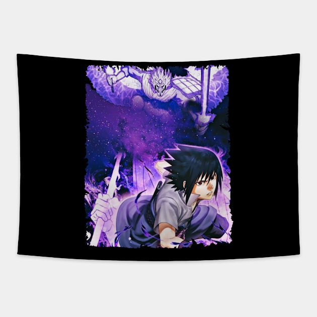 SASUKE UCHIHA MERCH VTG Tapestry by xsmilexstd