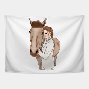 Horse girl Tapestry