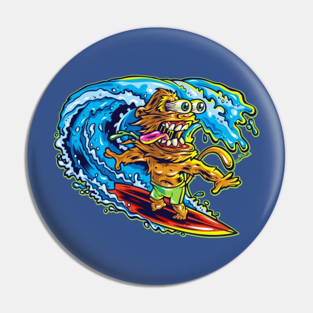 Surf Monkey Pin by renatodsc