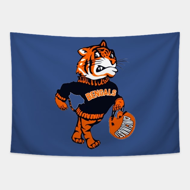 Cincinnati Bengals Tapestry by tankal cauk