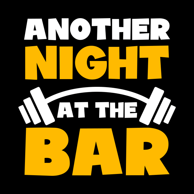 Bodybuilder Shirt | Another Night At The Bar by Gawkclothing