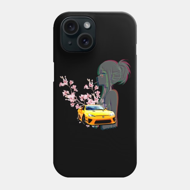 Lexus LFA Japan Blossom Phone Case by CharlieCreator