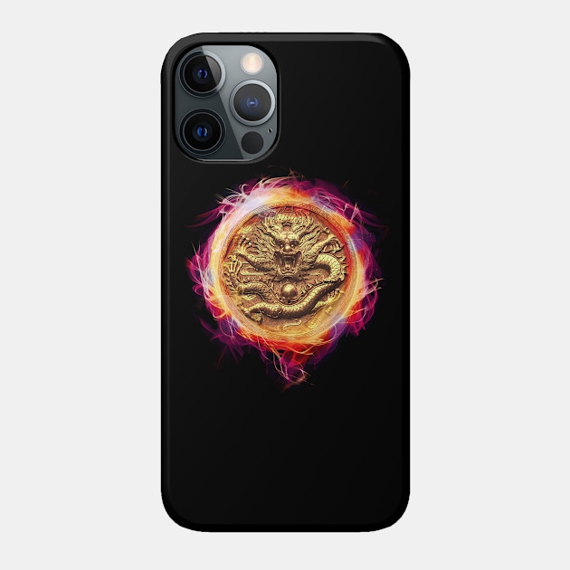 Fire Dragon Coin - Fantasy - Phone Case