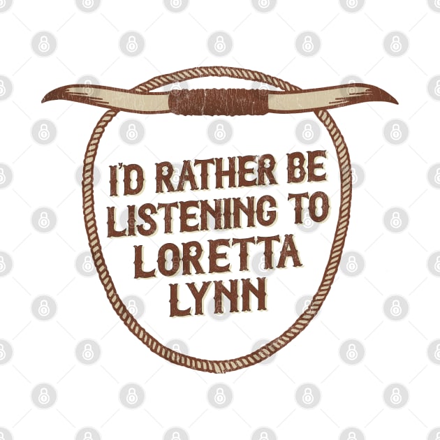 Loretta Lynn / Retro Style Country Fan Design by DankFutura