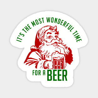 Its the most wonderful time for a beer! Magnet