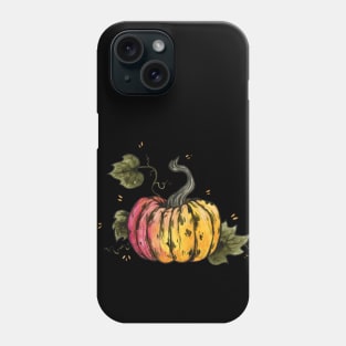 red and orange pumpkin Phone Case