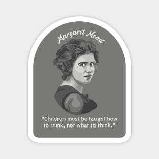 Margaret Mead Portrait and Quote Magnet