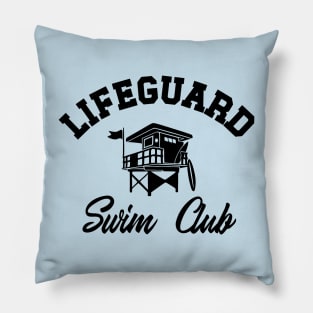 Lifeguard Swim Club Pillow