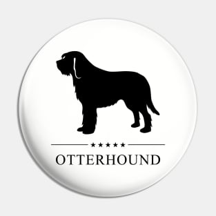 Otterhound Black Silhouette Pin