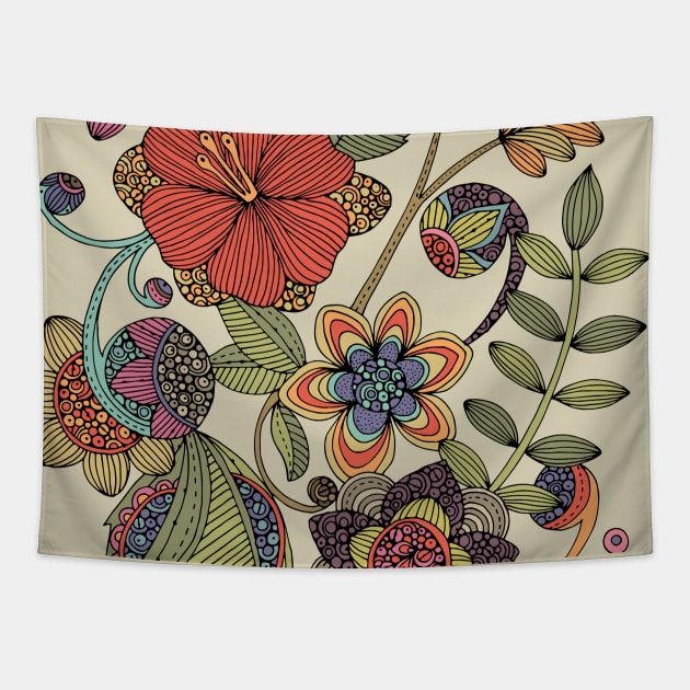 Spring Flowers Tapestry by Valentina Harper