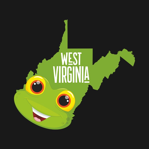 A funny map of West Virginia by percivalrussell