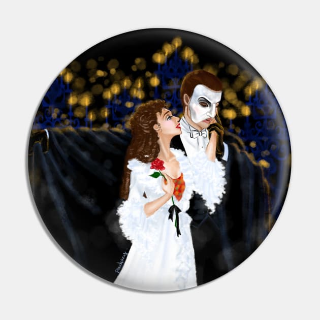 The Music of the Night Pin by amadeuxway