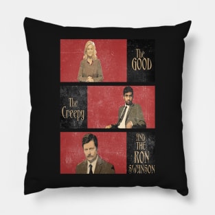 The Good...The Creepy..AND THE RON SWANSON Pillow