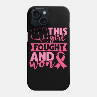 This girl fought and won Phone Case