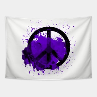 Peace of a Rainbow - Purple Tapestry