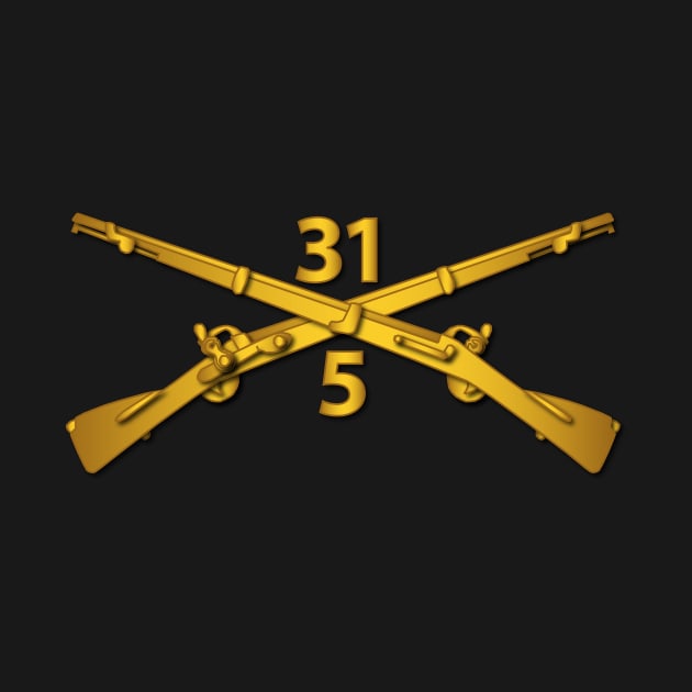 5th Bn - 31st Infantry Regiment Branch wo Txt by twix123844